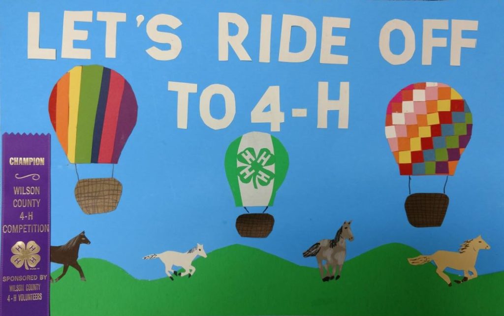 4 H Poster Contest Wilson County