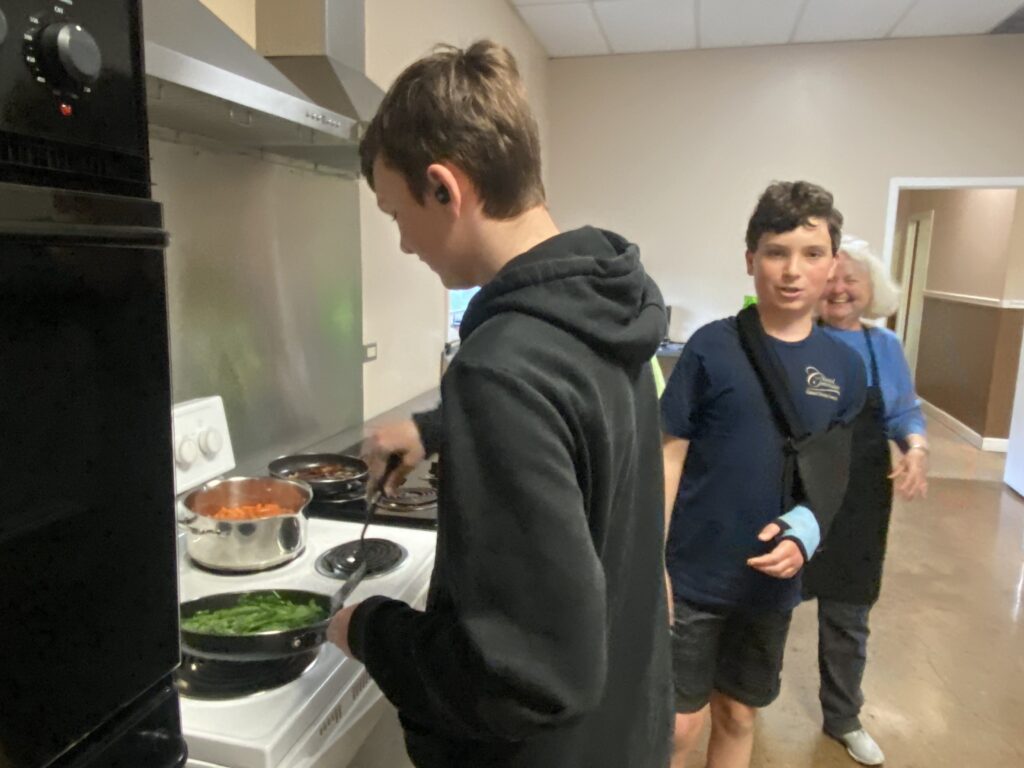 Youth cooking